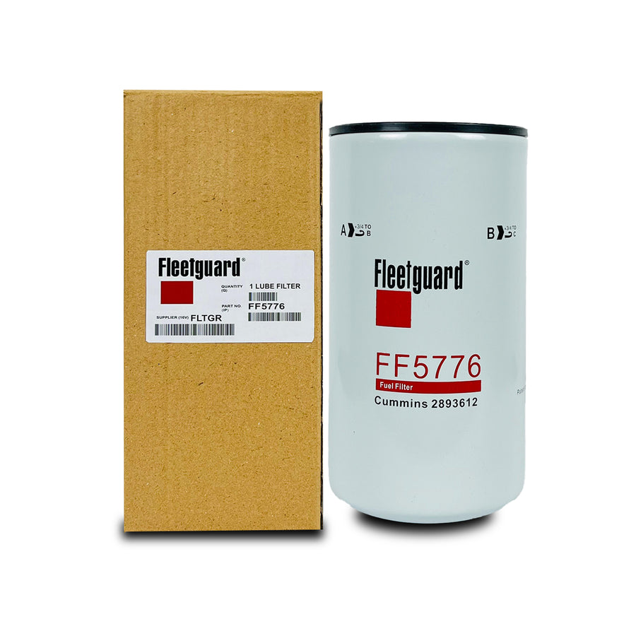 fleetguard white fuel filter